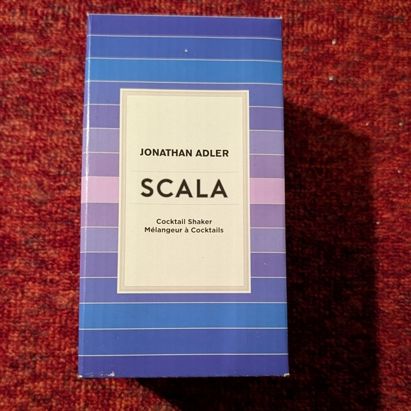 NIB JONATHAN ADLER SCALA MULTI-COLORED COCKTAIL SHAKER - Picture 3 of 4